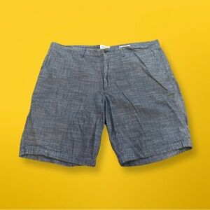 Men’s flat front chino shorts by Goodfellow &co; size 42; 10.5”inseam